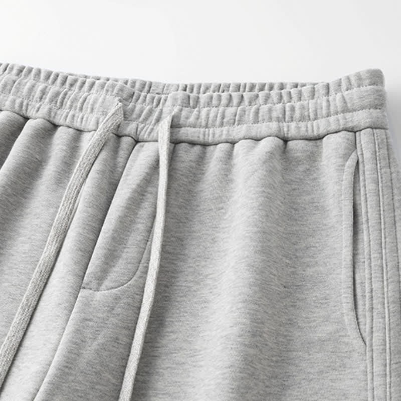 Buddha Stones Pantalon long uni décontracté automne-hiver à cordon de serrage, coupe fuselée, avec poches - image 3