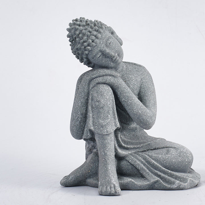 Buddha Stones Méditation assise Bouddha Bénédiction Compassion Décoration - Grand - Bouddha de méditation - image 15