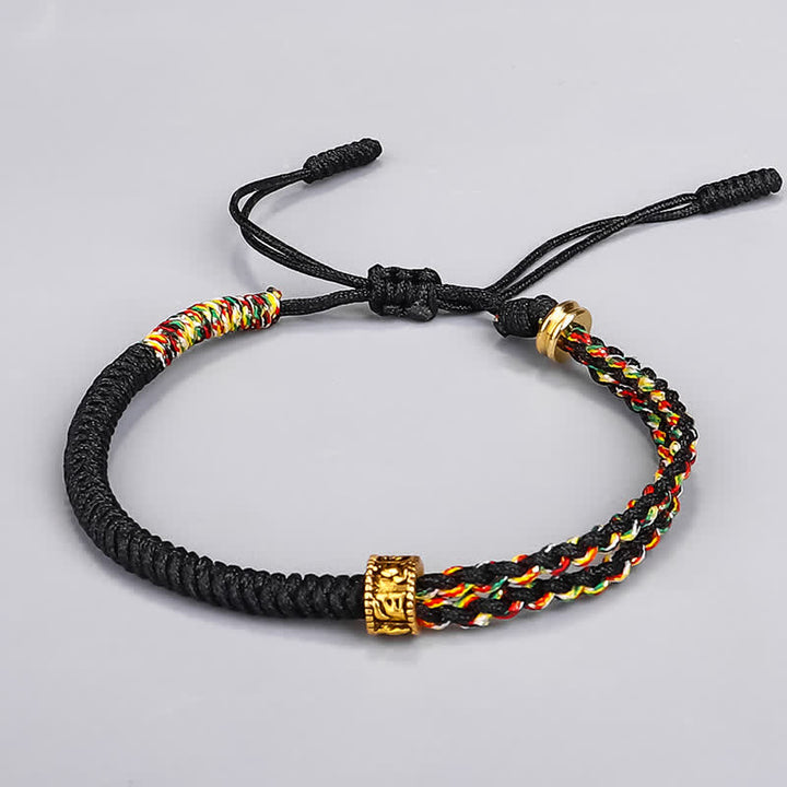 Bracelet de protection et de chance en Buddha Stones Om Mani Padme Hum
