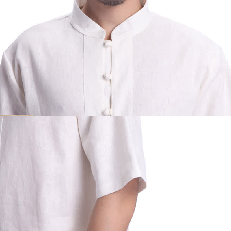 Ensemble de vêtements en coton et lin pour homme Buddha Stones, méditation spirituelle zen, prière - image 14
