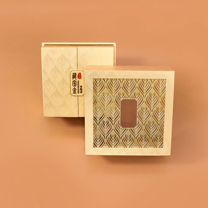 Coffret cadeau à motif de plumes pour rangement de bijoux rétro - image 7