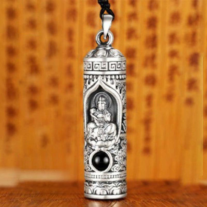 Collier avec pendentif de prospérité et projection de Bouddha du zodiaque chinois - Lapin - image 8