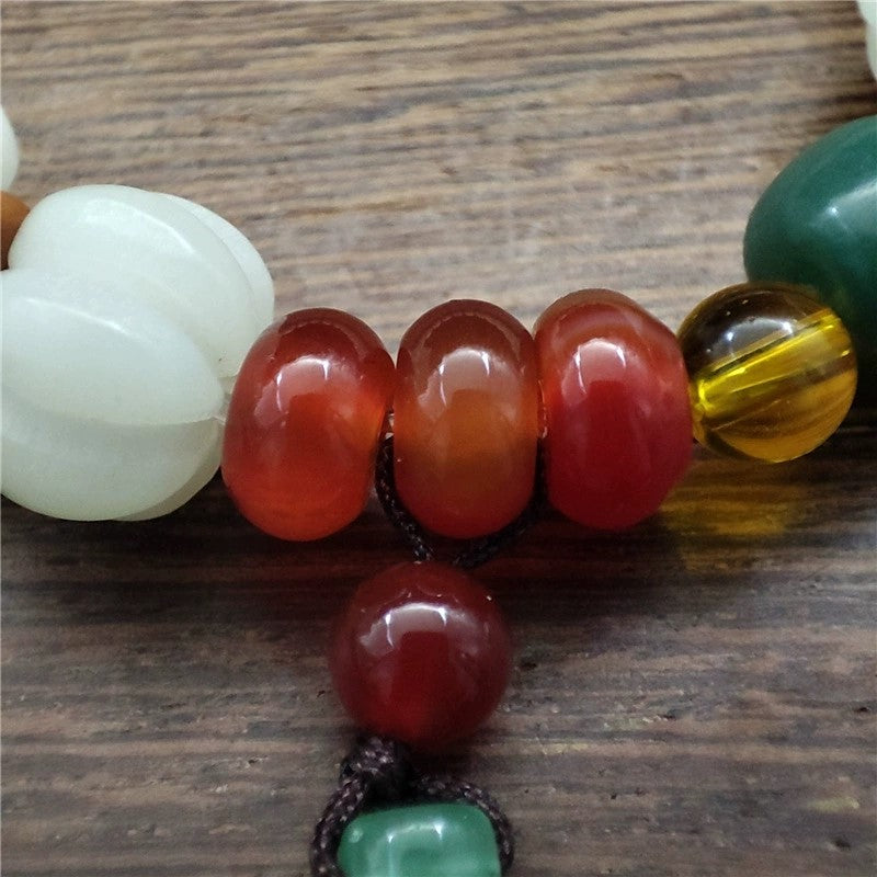Bracelet Bodhi Harmony en agate de graine de Bodhi naturelle