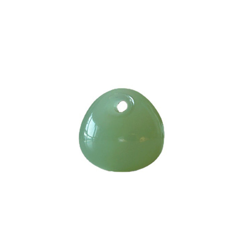 Collier pendentif porte-bonheur et prospérité en jade naturel Buddha Stones (couleur aléatoire)