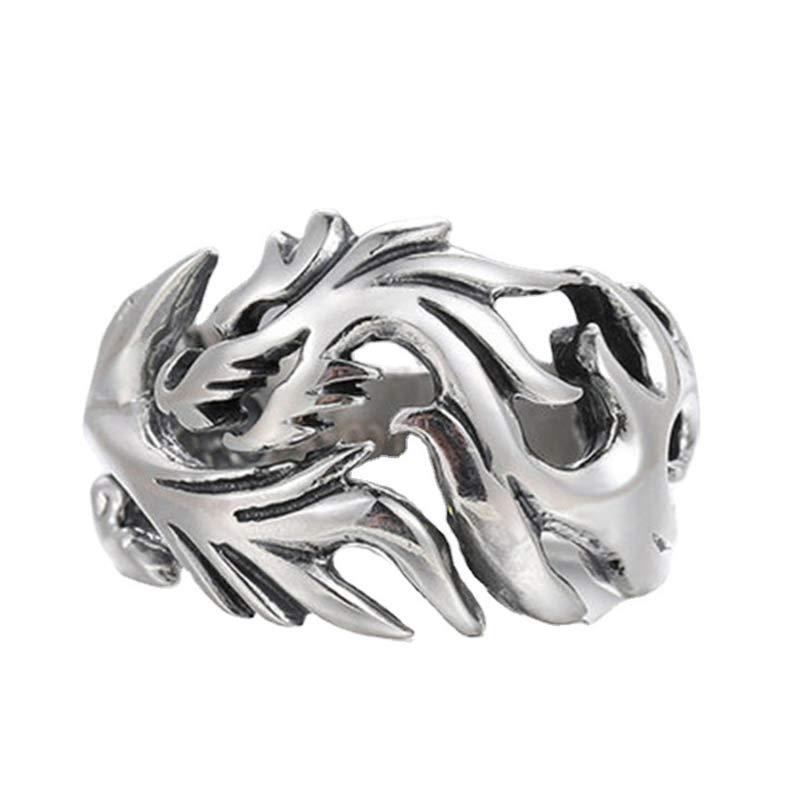 Bague ajustable avec force de protection et motif dragon et Buddha Stones - image 21