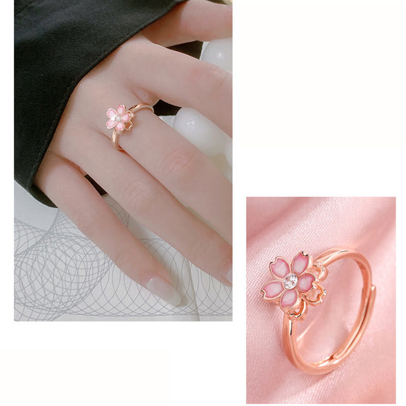 Bracelet chaîne de bénédiction en argent sterling 925 Buddha Stones et anneau rotatif - image 21