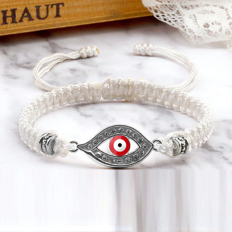Bracelet en corde avec Buddha Stones pour éloigner le mauvais œil et les mauvais esprits