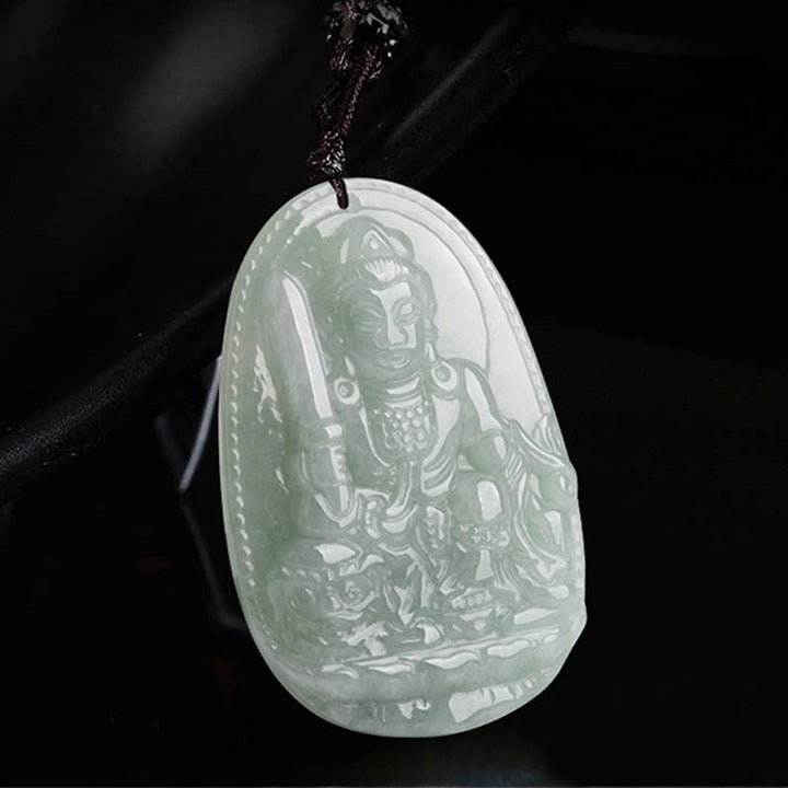 Collier pendentif en jade avec Buddha Stones et zodiaque chinois - image 6