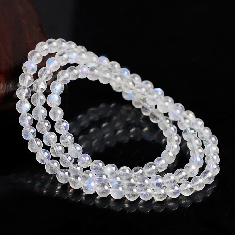 Bracelet de guérison positif en pierre de lune