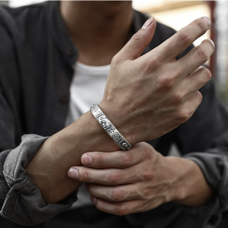 Bracelet réglable de protection FengShui Lucky PiXiu Buddha Stones - image 7