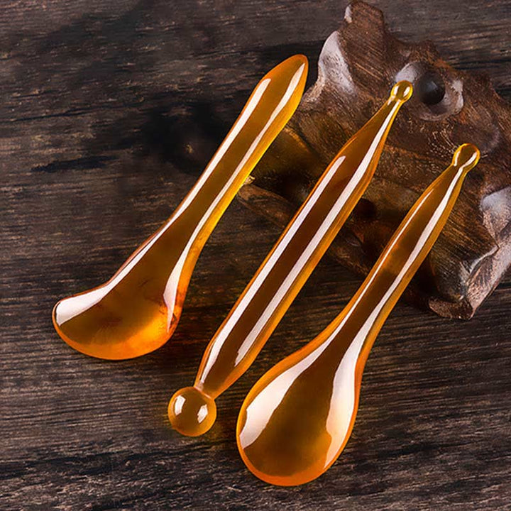 Ensemble d'outils de massage du corps entier en résine Gua Sha