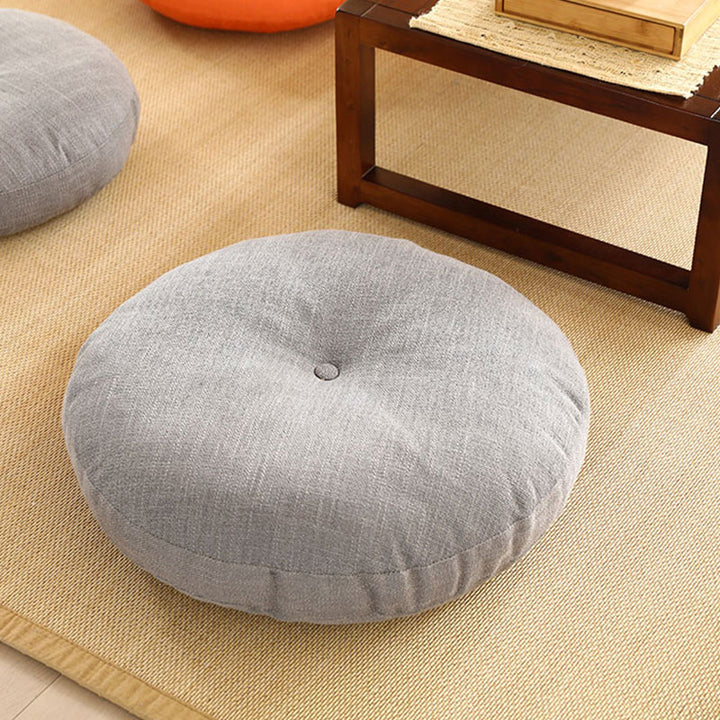 Coussin de siège de méditation en lin à motif simple Buddha Stones et lotus, décoration de salon pour la maison - image 8