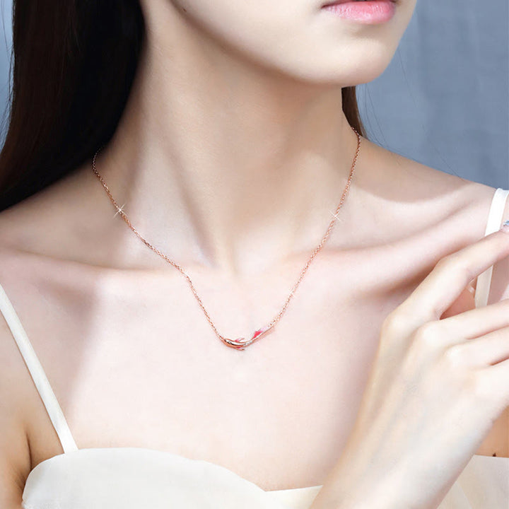 Collier pendentif porte-bonheur en argent sterling 925 Buddha Stones et poisson Koi en zircon - image 9