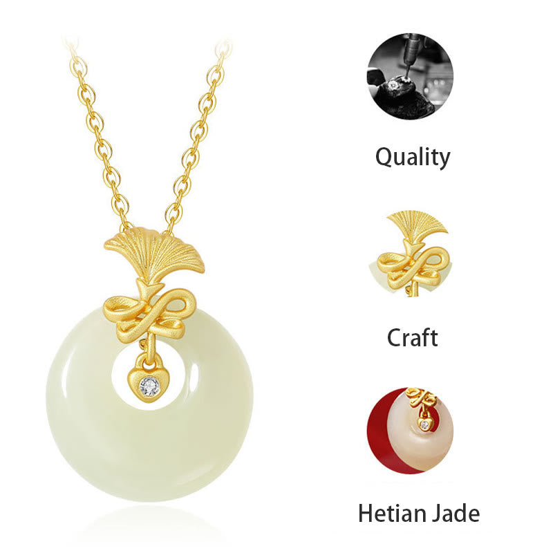 Collier pendentif fleur d'œillet en jade Hetian naturel en argent sterling 925 Buddha Stones - image 5