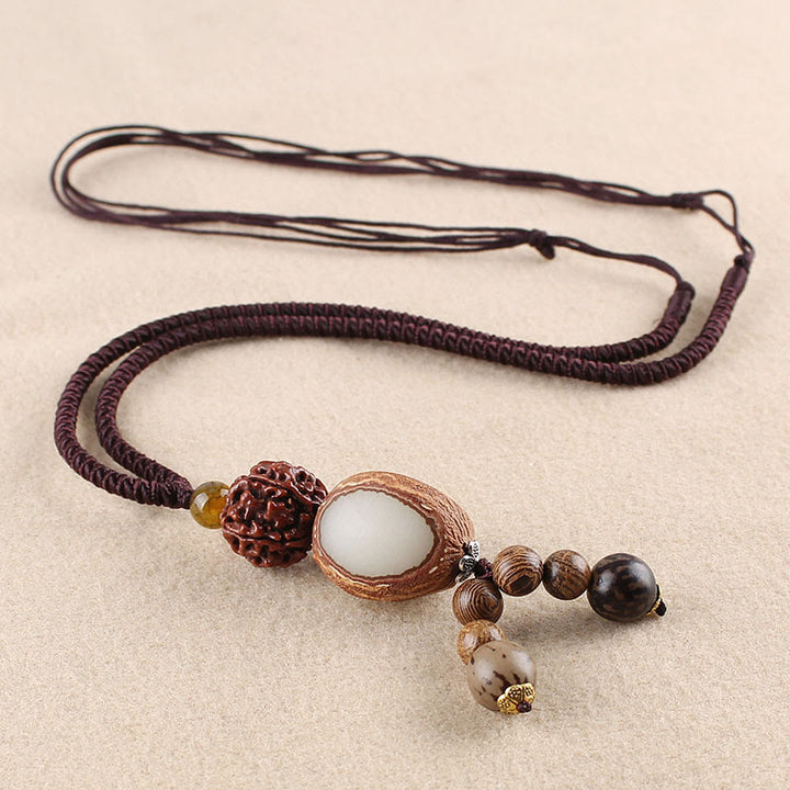 Collier pendentif Buddha Stones Bodhi Seed Lotus Sagesse Harmonie - Graine de Bodhi - image 3