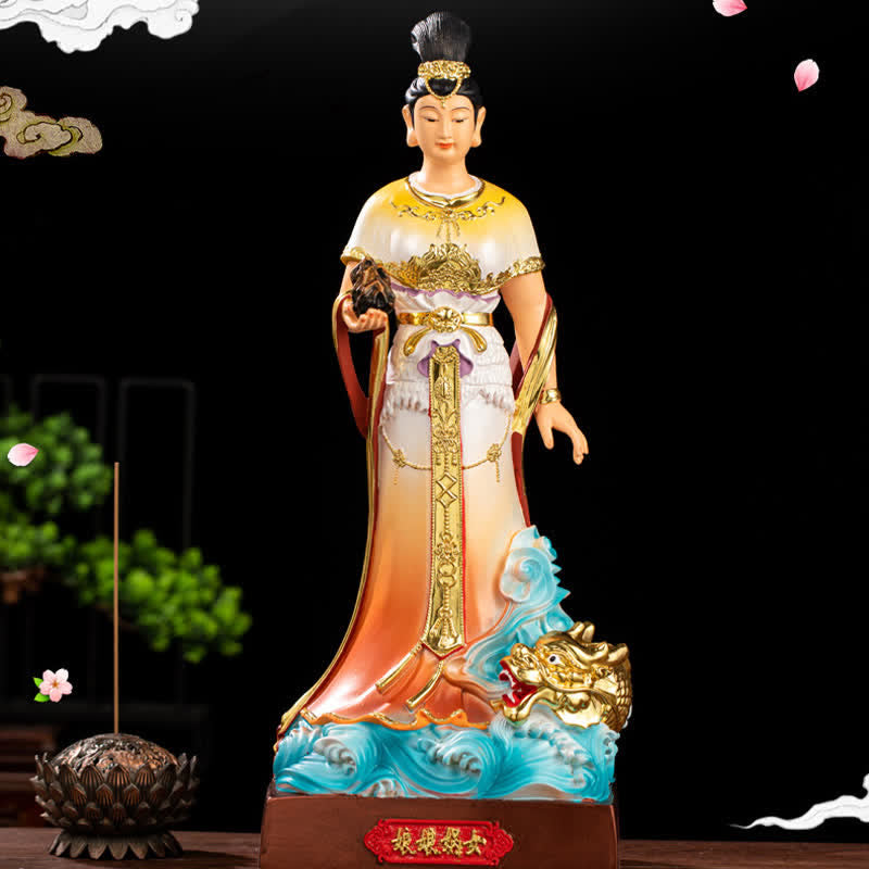 Statue de protection en résine Bodhisattva Nuwa Décoration de la maison - image 4