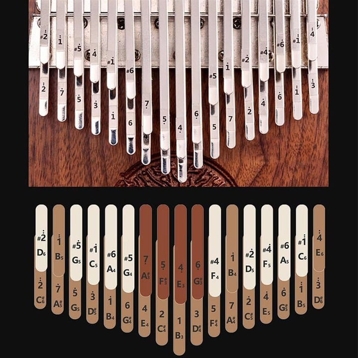 Piano à pouce Kalimba 34 touches avec motif arbre de vie, piano à doigts portable Marimba