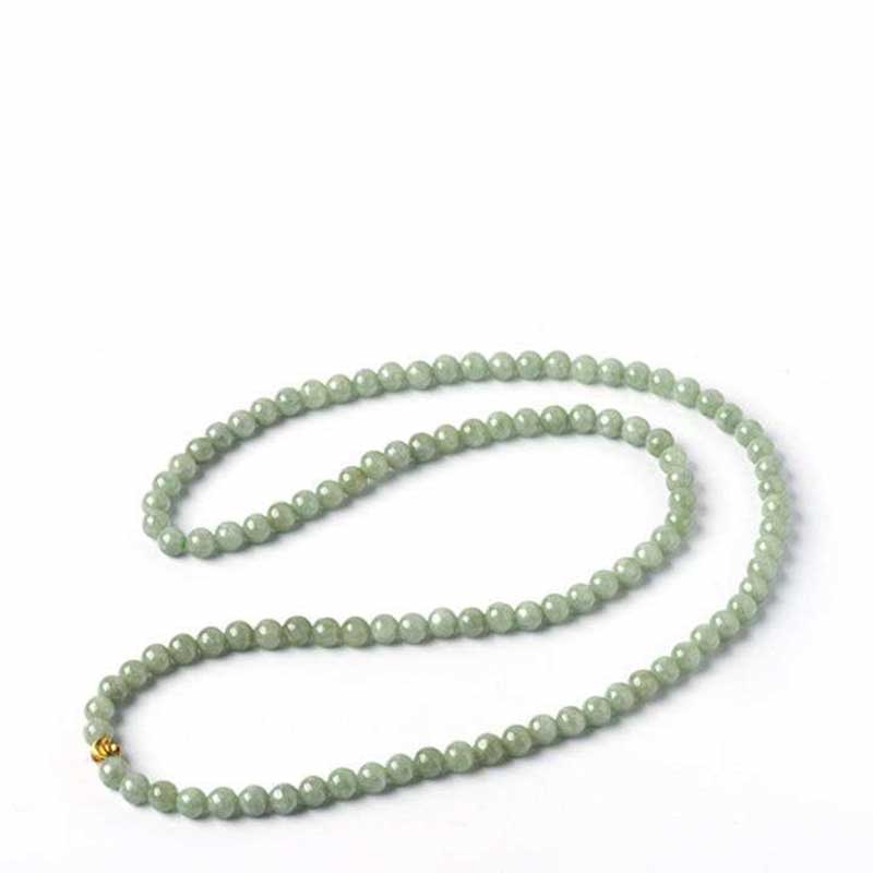 Bracelet Mala porte-bonheur en jade 108 perles