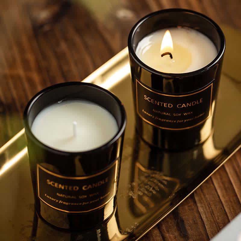 Bougie parfumée à la cire de soja et à l'aromathérapie avec parfum de poire et de freesia Blue Bell - image 13