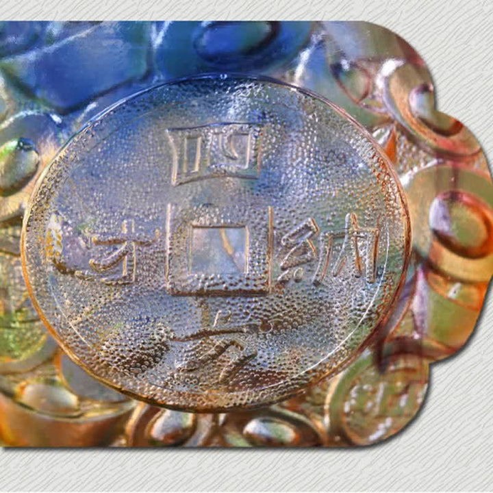 Bol à trésor en cristal Liuli fait à la main, pièce d'art, décoration de la maison - image 17