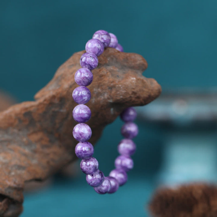 Bracelet de transformation positive en cristal d'améthyste