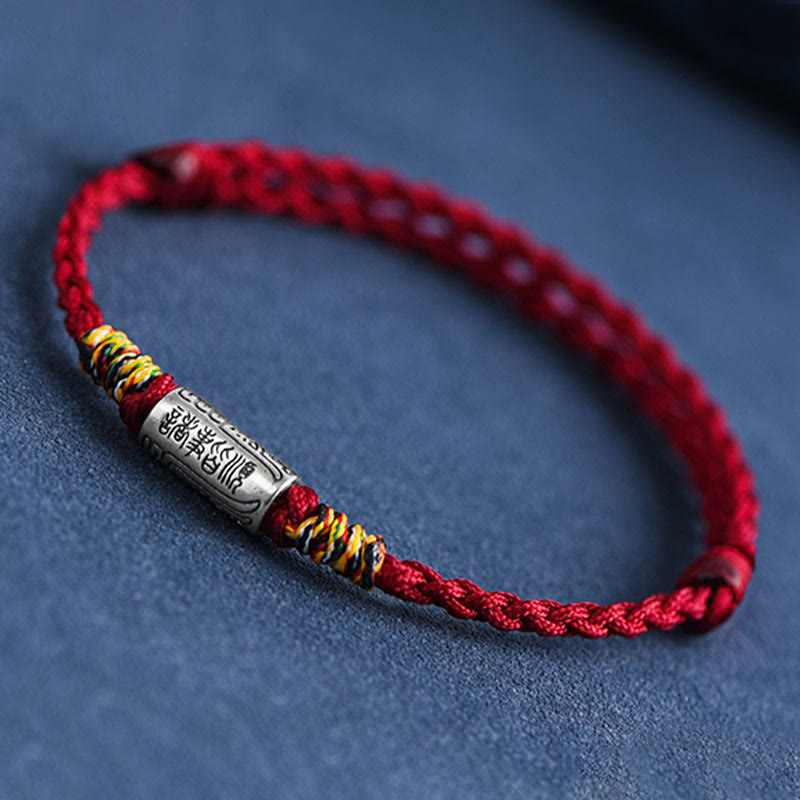 Bracelet de cheville en argent sterling 925 fabriqué à la main avec des Buddha Stones, design tout va bien, protection et force - image 13