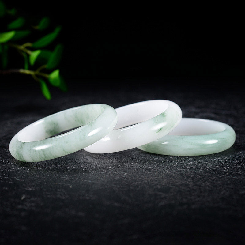 Bracelet de guérison porte-bonheur en jade naturel
