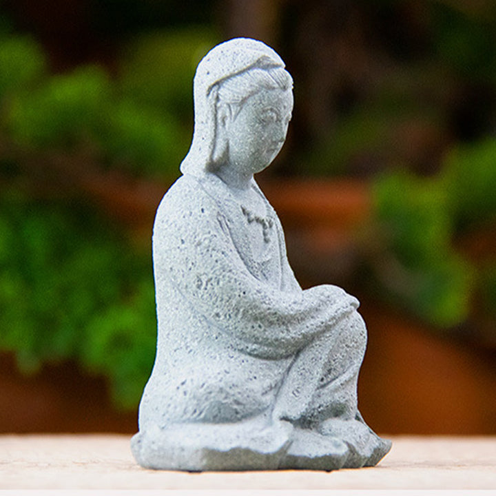 Buddha Stones Statue d'Avalokitesvara Bénédiction Décoration de la maison - image 14