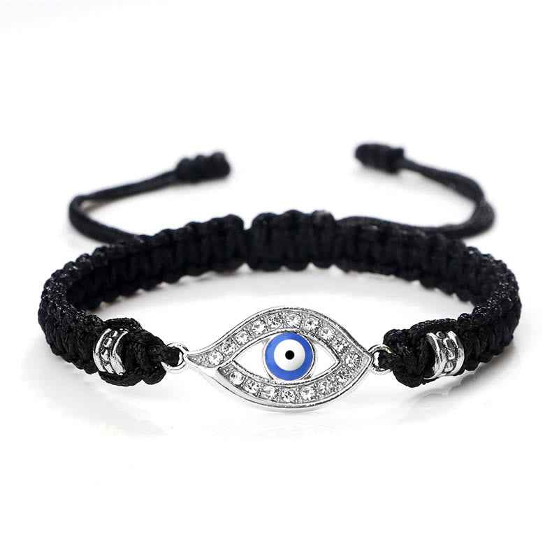 Bracelet en corde avec Buddha Stones pour éloigner le mauvais œil et les mauvais esprits