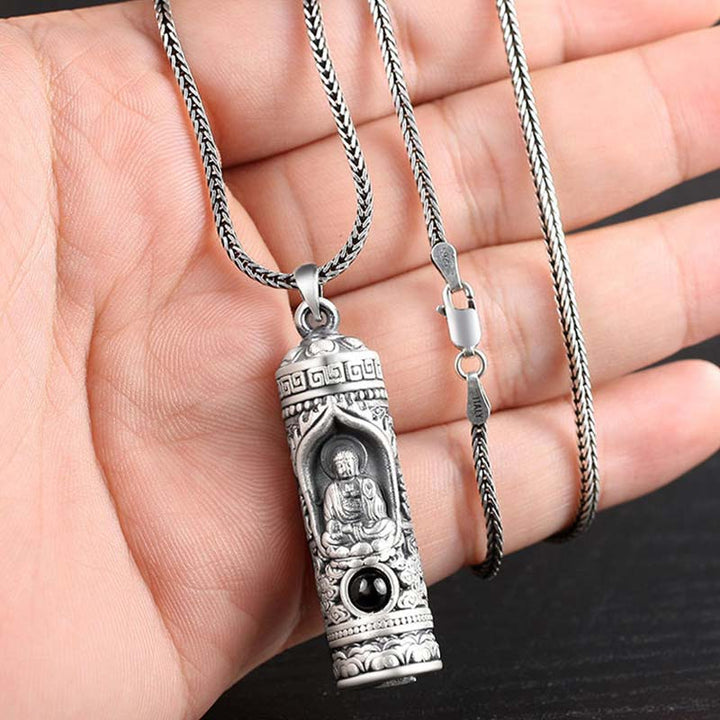 Collier avec pendentif de prospérité et projection de Bouddha du zodiaque chinois - image 10