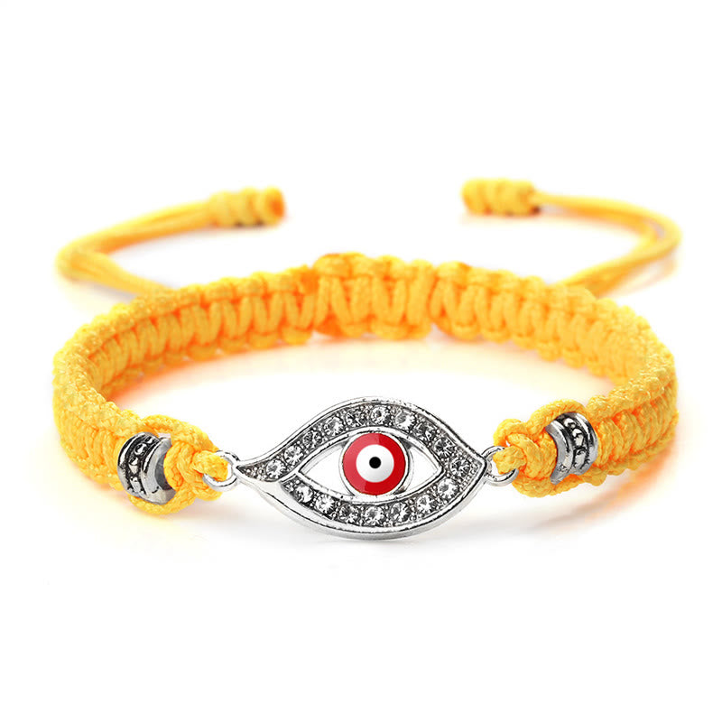 Bracelet en corde avec Buddha Stones pour éloigner le mauvais œil et les mauvais esprits