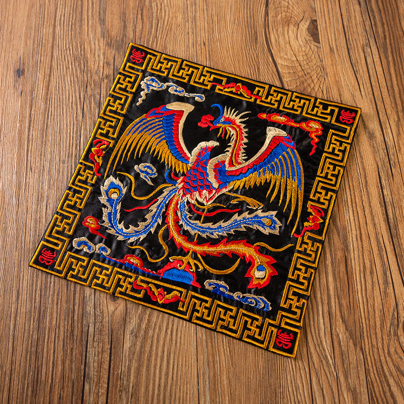 Dessous de Buddha Stones Phoenix Dragon Kirin Dessous de verre pour tasse à thé Dessous de verre Kung Fu
