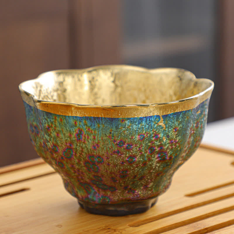 Tasses à thé en céramique colorées Buddha Stones