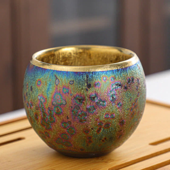 Tasses à thé en céramique colorées Buddha Stones