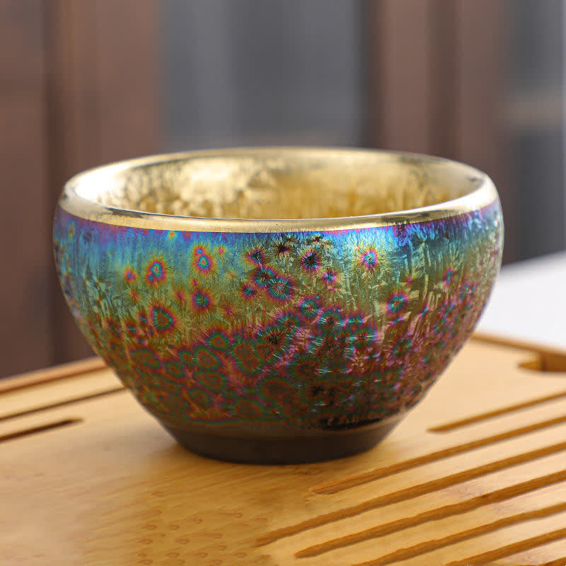 Tasses à thé en céramique colorées Buddha Stones