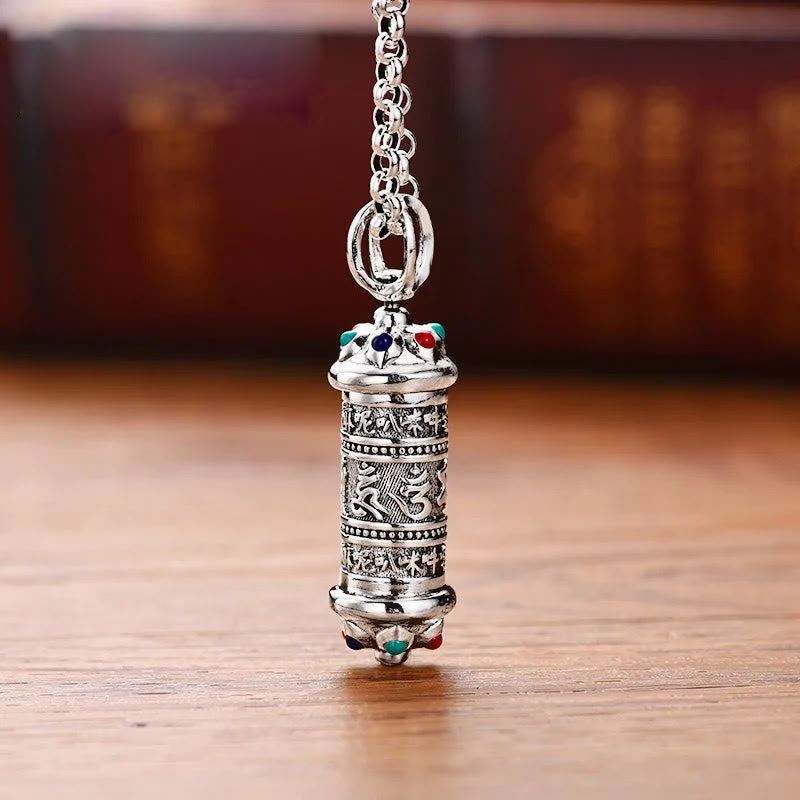 Buddha Stones Tibétain Om Mani Padme Hum Focus Collier Pendentif - Om Mani Padme Hum (Amour♥ Focus) - image 1