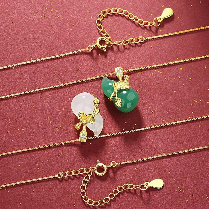 Buddha Stones en jade cyan et feuilles de lotus en abondance - image 4