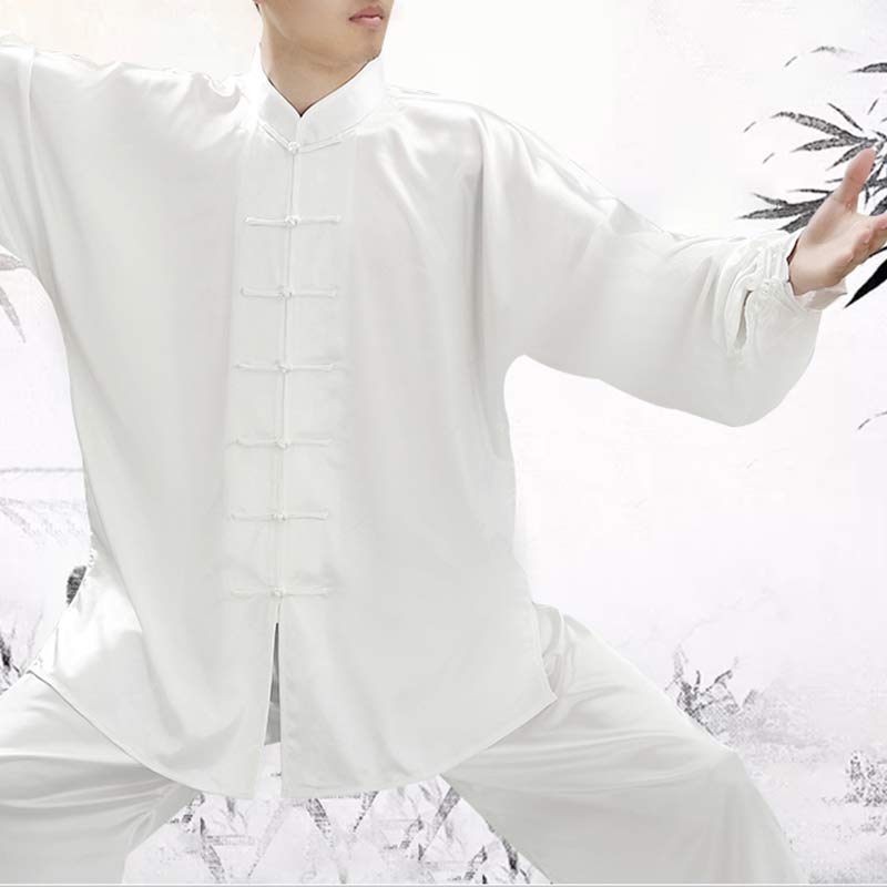 Ensemble de vêtements unisexes à motifs simples avec Buddha Stones pour méditation, prière, spirituel, zen, tai-chi, qigong - image 12