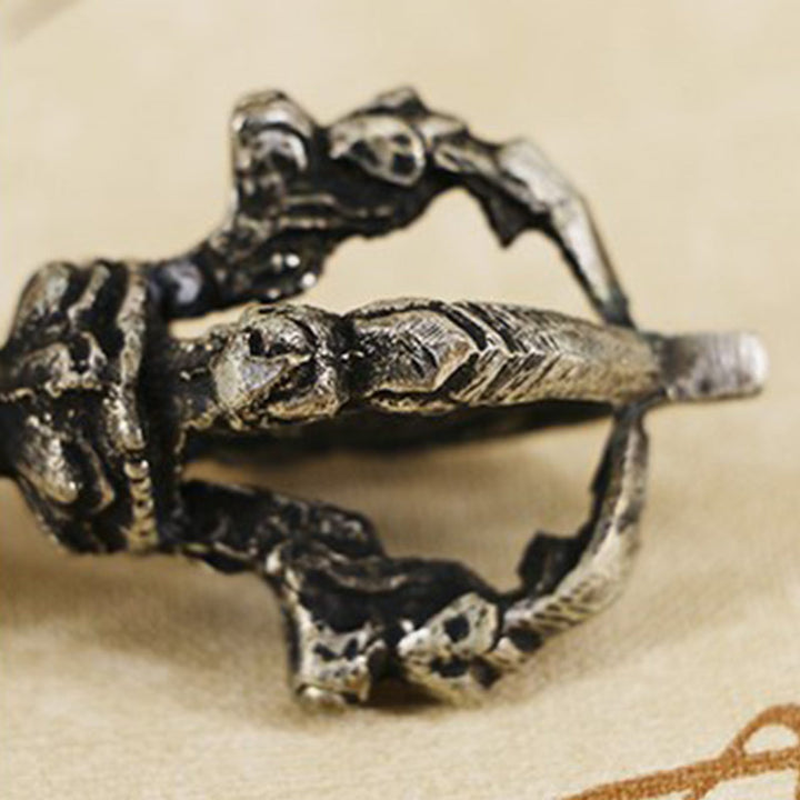 Ensemble de décoration en cuivre avec cloche de méditation tibétaine et vajra dorje Buddha Stones - image 12