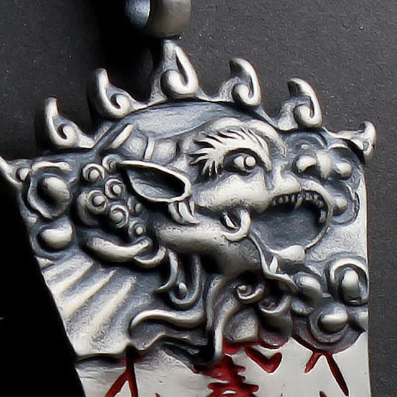 Collier pendentif Feng Shui Bagua PiXiu Cinabre Balance - image 7