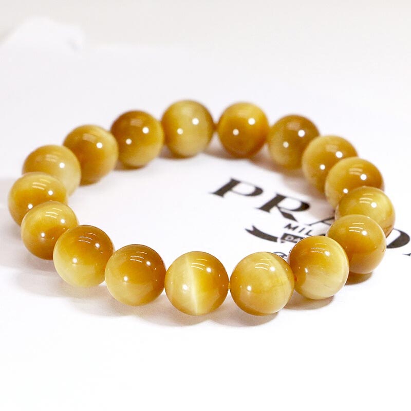 Bracelet en perles d'œil de tigre en cristal de guérison de l'anxiété et du stress Buddha Stones - image 2