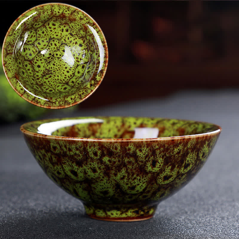 Tasse à thé en céramique colorée avec Buddha Stones pour la maison et le bureau