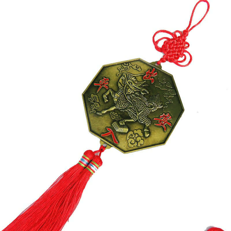 Carte Feng Shui Bagua Nœuds chinois Harmonie Carte énergétique Miroir - Carte Bagua Kirin de 10 cm - image 20
