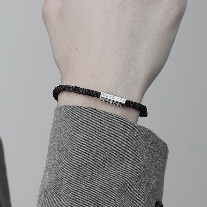 Bracelet tressé Seven Deadly Sins Seven Virtues