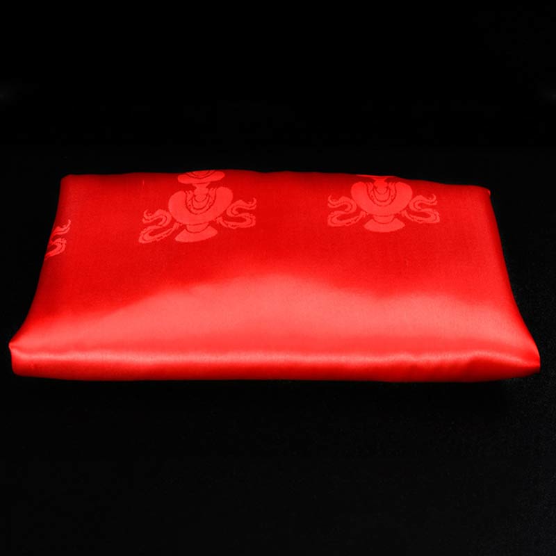 Décoration Khata de 5 couleurs avec bénédiction tibétaine - Rouge - image 7