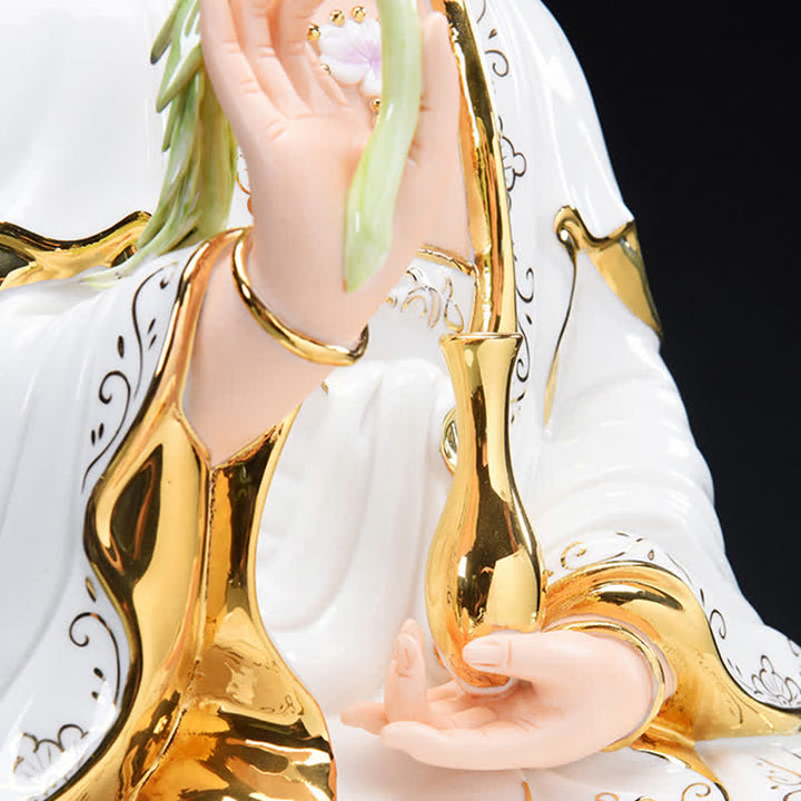 Statue en céramique du succès du Bodhisattva Avalokitesvara de Chenrezig, décoration de la maison - image 8