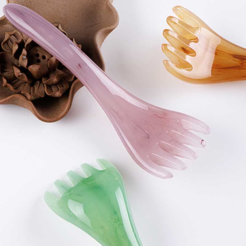 Ensemble d'outils de massage Gua Sha en résine
