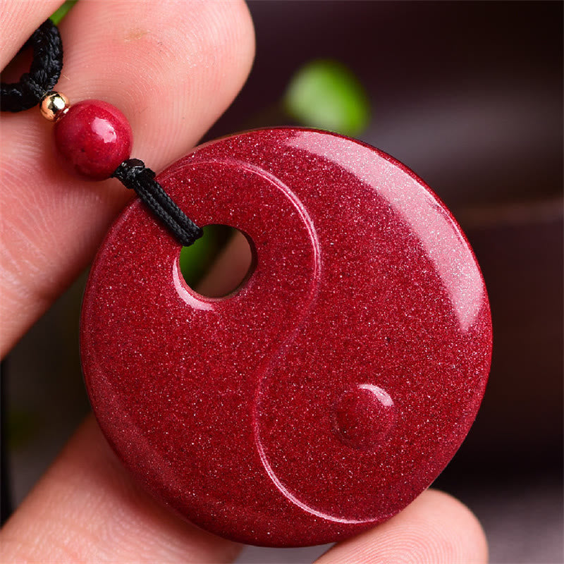 Collier pendentif en Buddha Stones rieur Yin Yang zodiaque chinois gourde cinabre naturel bénédiction - image 9