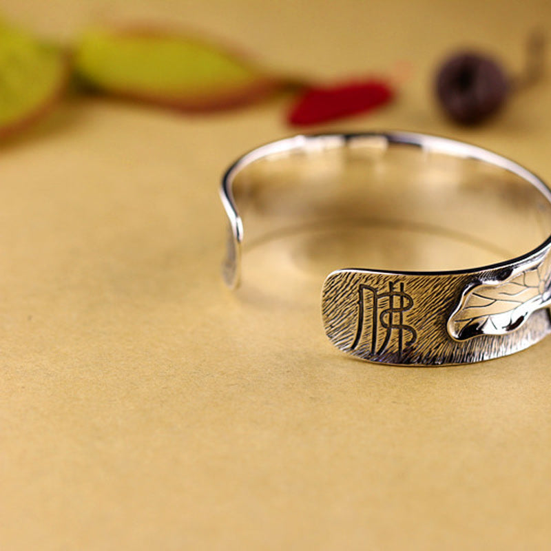 Bracelet réglable en argent sterling 925 Buddha Stones et fleur de lotus