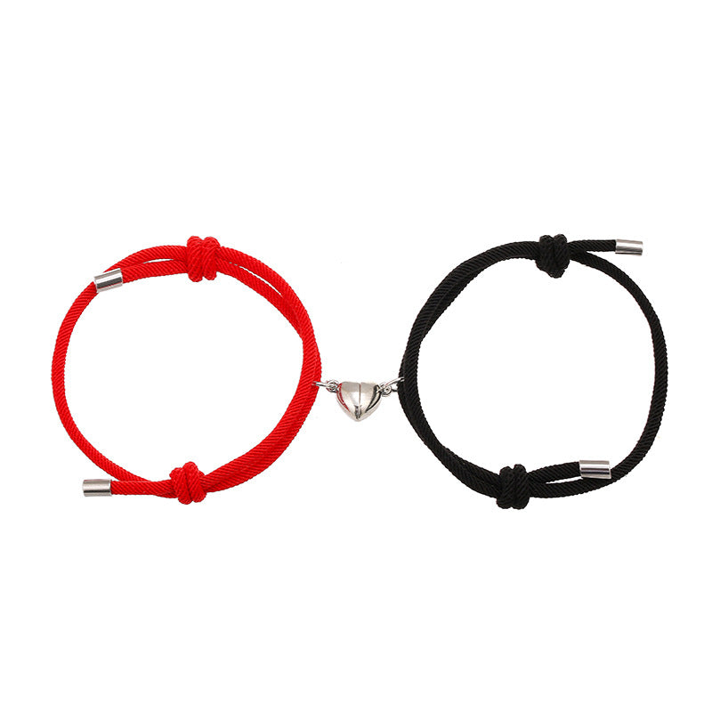Lot de 2 bracelets magnétiques pour couple